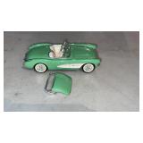 Plastic 1956 convertible corvette  1/24 scale