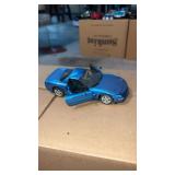 1997 Blue  Chevrolet convertible car 1:24 scale