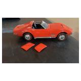 Franklin mint  1969 corvette  diecast car 1:24