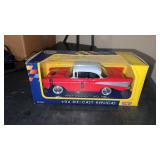 Motor Max diecast, 1957 Chevrolet Belair, red and