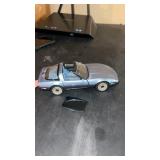1984 Chevrolet corvette light blue Franklin mint