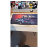 1982 Camaro Z 28 dealer poster insert in rough