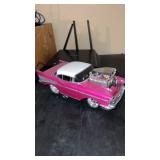 1957 Chevy Belair, pink and white roof muscle