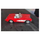 1957 convertible Corvette diecast car 1/24 scale