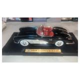 1958 corvette convertible die cast car 1/18 scale