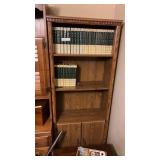 Wooden Bookshelf approx  27.5ï¿½ x 12.5ï¿½ x 72ï¿½ (
