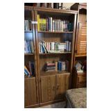Wooden Bookshelf approx 27.5ï¿½ x 12.5ï¿½ x 72ï¿½