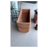 Grouping of Plastic Flower Pots