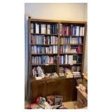 Wooden 1 piece book shelf  approximately 64 x