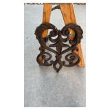 Grouping of Metal/Stone Wall Hangings