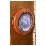 Nice grouping of decorations including clock