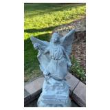 Grouping of 2 Plaster? Outdoor Angels approx 20ï¿½