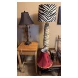 Nice group of lamps with an extra lamp shade
