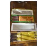 Mid century Fondue forks