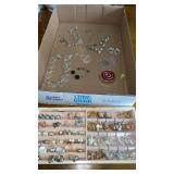 Silver and gold tone, womenï¿½s clip earrings,