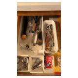 Grouping of misc including scissors and more