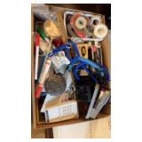 Desk drawer, clean out multiple random items,