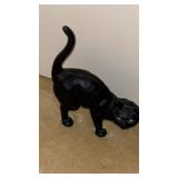 Cast iron cat door stop