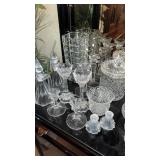 Half grouping of Crystal glass