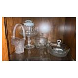 Miscellaneous glass dishes and more