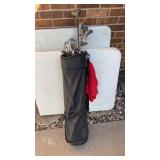 Vintage Tom Weiskopf Golf Clubs & Bag