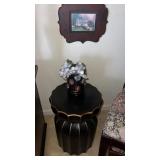 Ceramic? end table/ plant stand  approximately