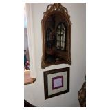 Mirror a approximately  29.5 x 17.5ï¿½ and picture