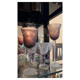 Beautiful purple vintage glass ware