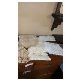 Group of Beautiful Handmade Crocheted Doilies