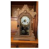 The Thomas Clock Co. Seth Thomas Wooden Mantle