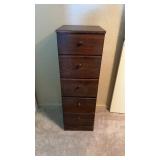 Small Wooden 5 Drawer Cabinet approx 13.5ï¿½ x 15ï¿½