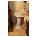 Marble top pedestal  30ï¿½x15ï¿½