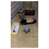 Alarm clock ,  car decanter  and more