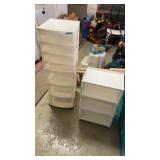 Grouping of Plastic Cabinets 13ï¿½ x 16.5ï¿½ x 42ï¿½,