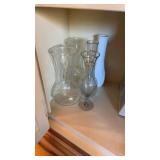 Beautiful grouping of glass vases and more