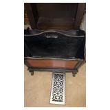 Wooden magazine rack