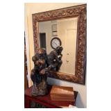 Nice grouping including fake bronze statue,