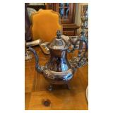 Silver plated coffee kettle