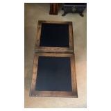 3 Wooden Furniture Pieces, 2 End Tables, 1 End