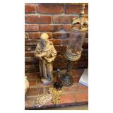 Lot of Saint Christoper statue and more
