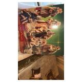 9 Piece Grandeur Noel Nativity Scene Set, Box