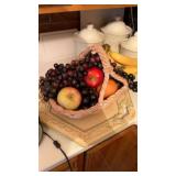 Plastic fruit basket