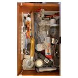 2 Drawers of Hardware/ Repair Items, Glues, Xacto