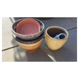 Stoneware & Plastic Outdoor Planters