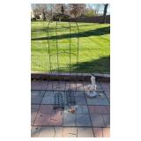 Grouping of Outdoor Decorative Items, Stone?