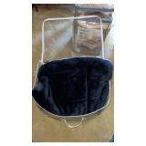 Large Soft Blue Blanket in Comforter Bag