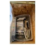 Very large grouping of cassette tapes with
