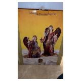 Shelf of Porcelain Figurines & Plastic Shelf