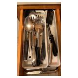 Grouping of utensils including spatulas and more