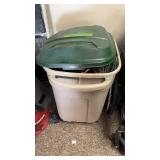 Totes & Trash Can of Faux Flowers